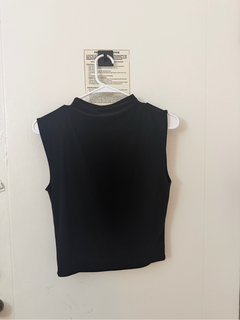 Aritzia Sleeveless Mock Neck Tank - Black